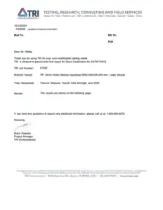 Сертификация соответствия международным стандартам (например, CNAS) для испытательных лабораторий