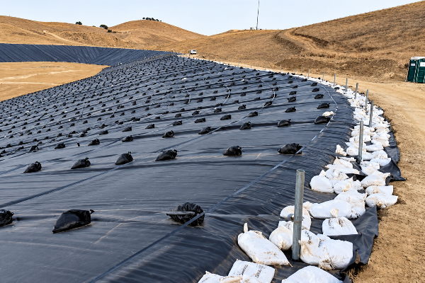 مسار بديل لبطانة جيوممبرين LLDPE