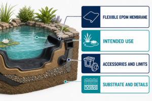 بطانات البرك من EPDM: 10 فحوص للمشروع