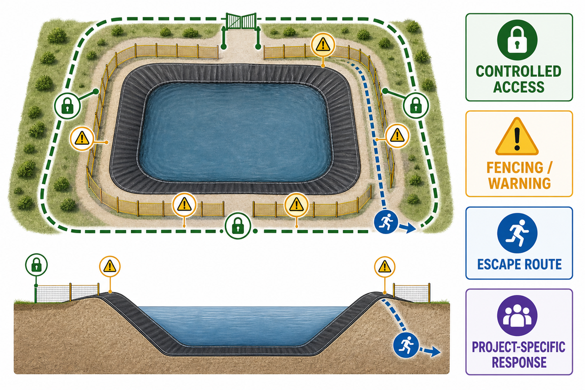 Plan Exposed-Slope Safety and Protection After Installation — AQUA Rain Water