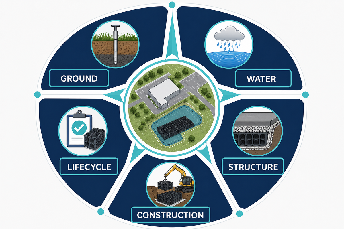 ابدأ بأدلة الموقع، لا بأوصاف الوحدات — Aqua Rain Water