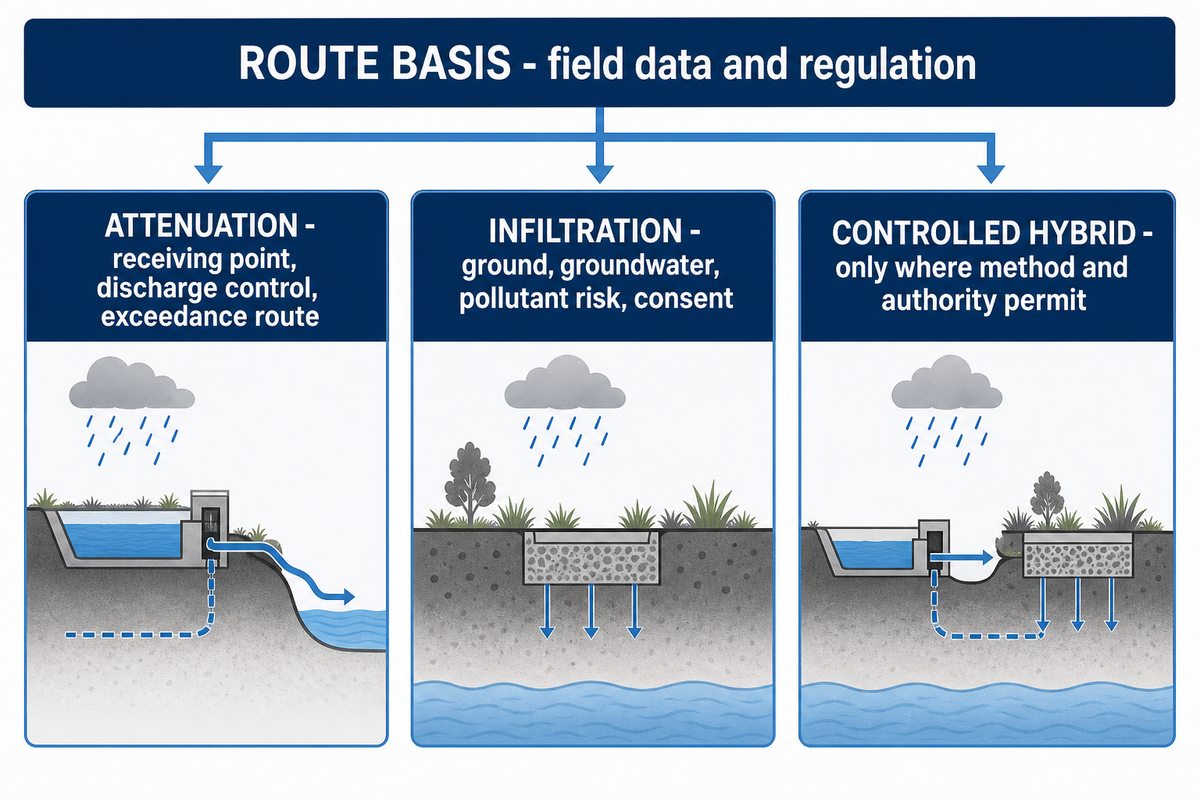 Choose Attenuation, Infiltration, or a Controlled Hybrid — AQUA Rain Water