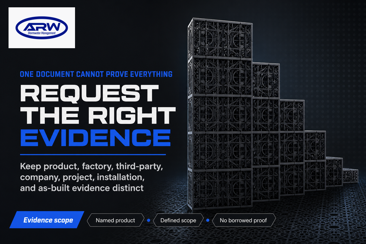 Request the Right Evidence Before Ordering — AQUA Rain Water