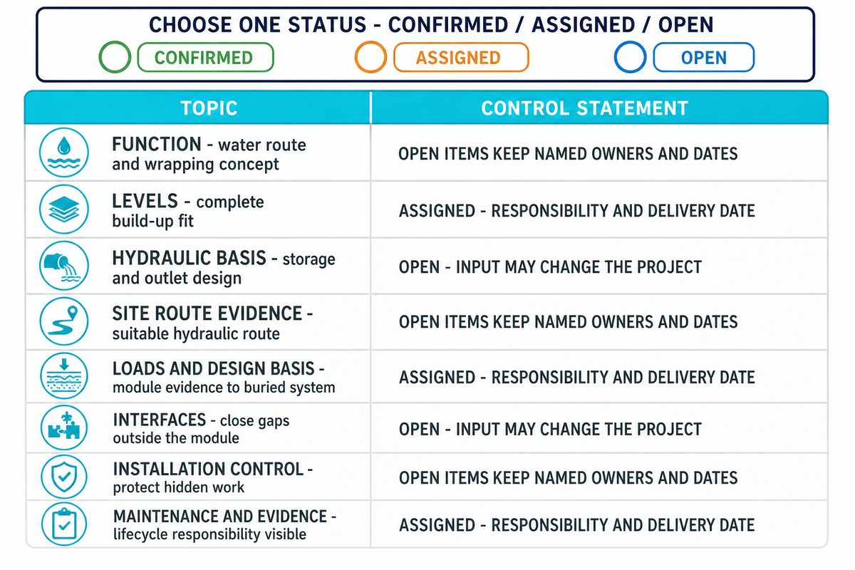 Use the 8-Point Shallow-System Readiness Gate — AQUA Rain Water