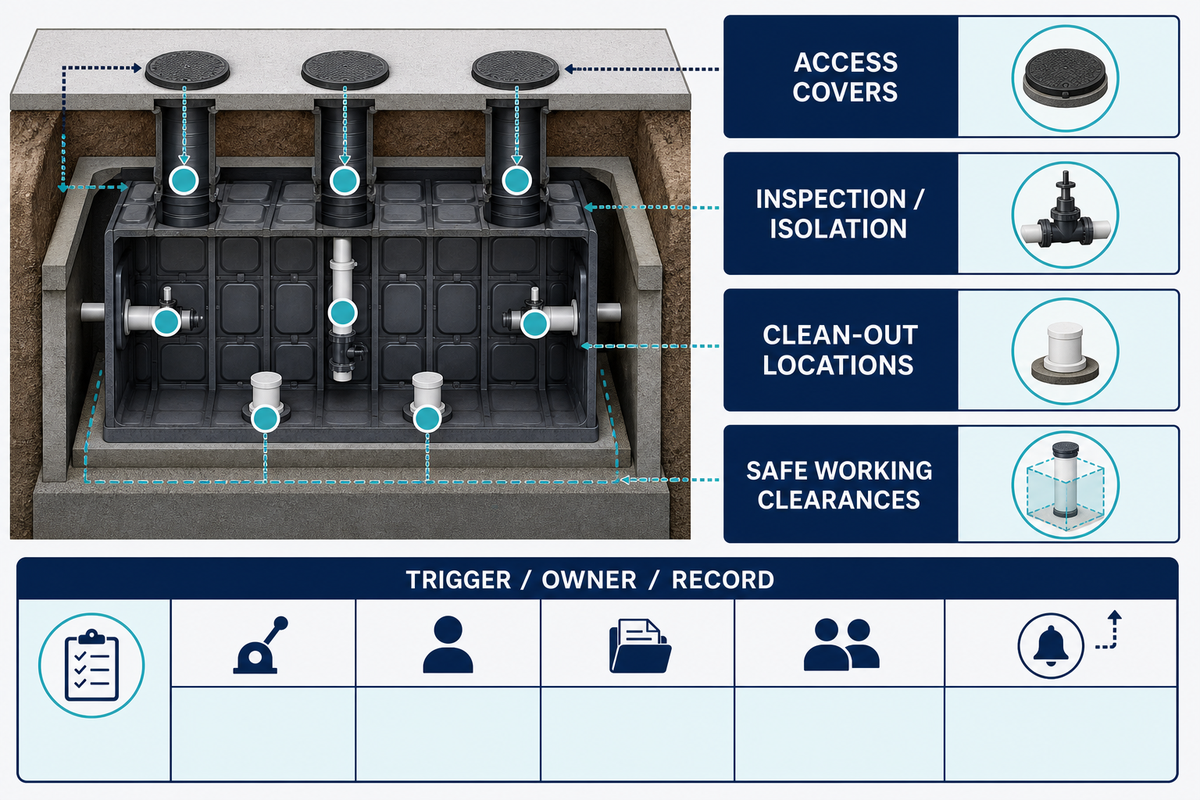 Design inspection, maintenance, and handover before installation — Aqua Rain Water