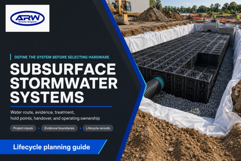 Guide sur la gestion enterrée des eaux pluviales