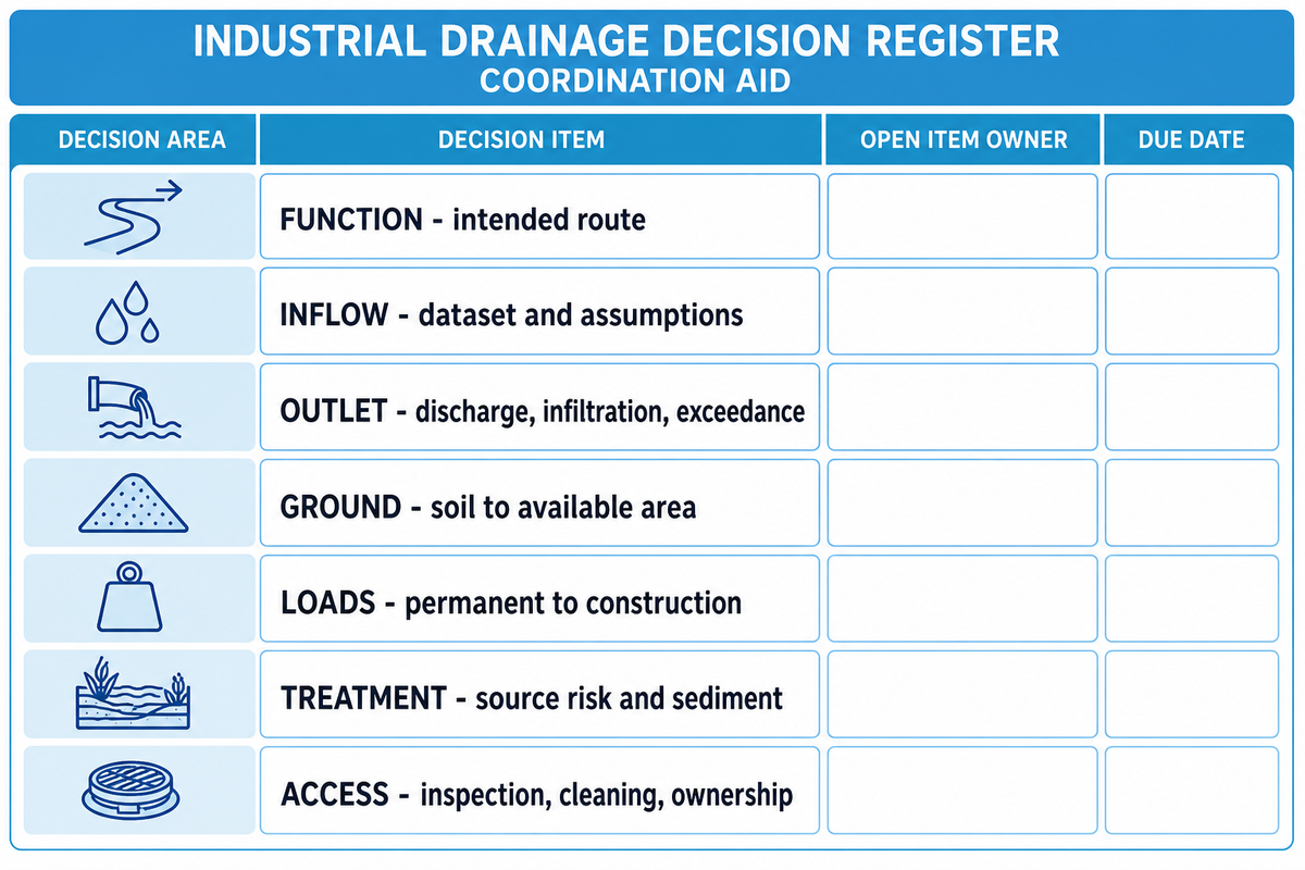 Create a Controlled Decision Register Before Procurement — AQUA Rain Water