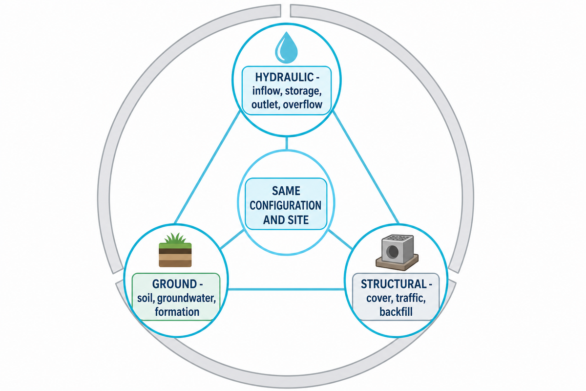 Connect Hydraulic, Ground and Structural Evidence — AQUA Rain Water