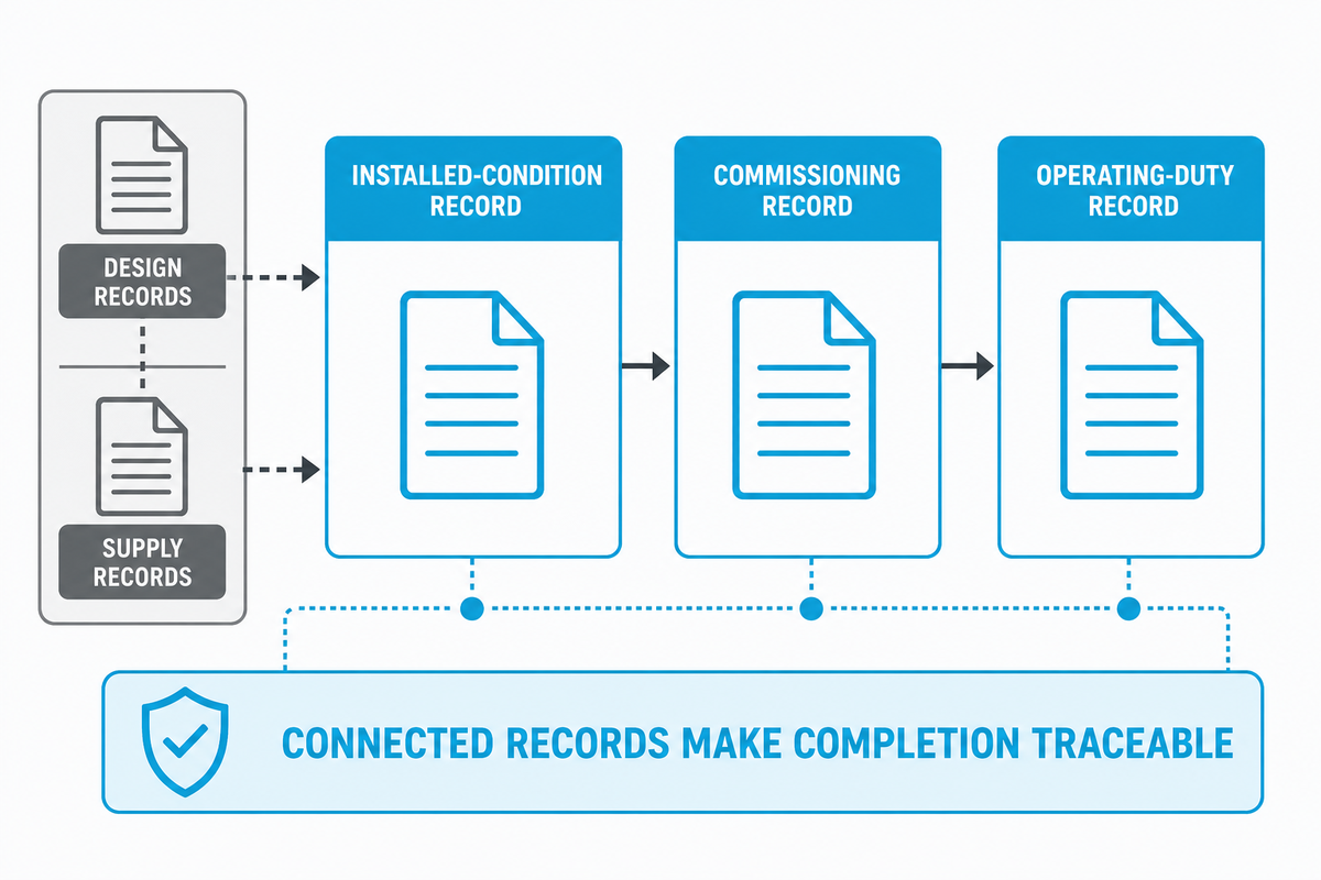 Close the Lifecycle With a 3-Record Operations Handoff — AQUA Rain Water