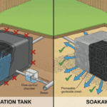 Side-by-side comparison of attenuation tank and soakaway systems for UK drainage