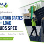 Attenuation crates UK SuDS specification cover - AQUA RainWater