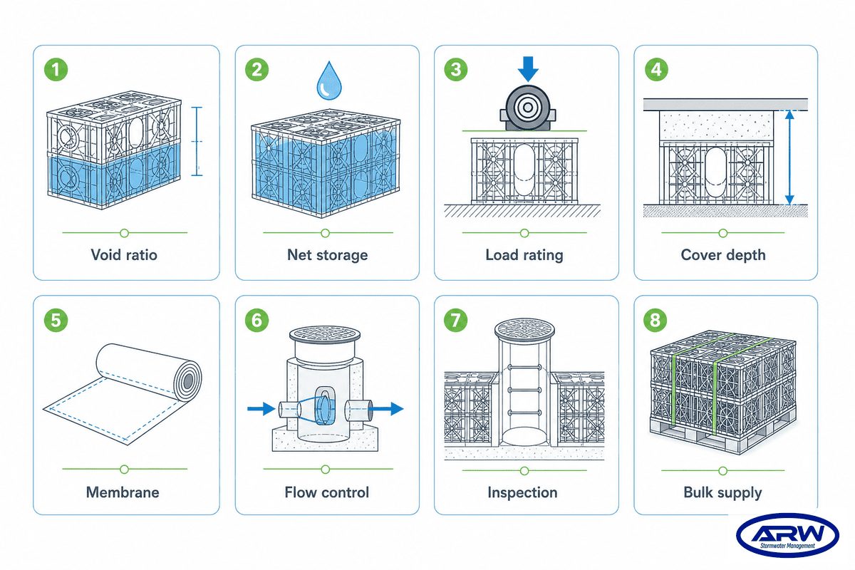 Quick Specs for Attenuation Tanks: What an Attenuation Crate Installation Solution Must Prove Before UK SuDS Approval - AQUA RainWater