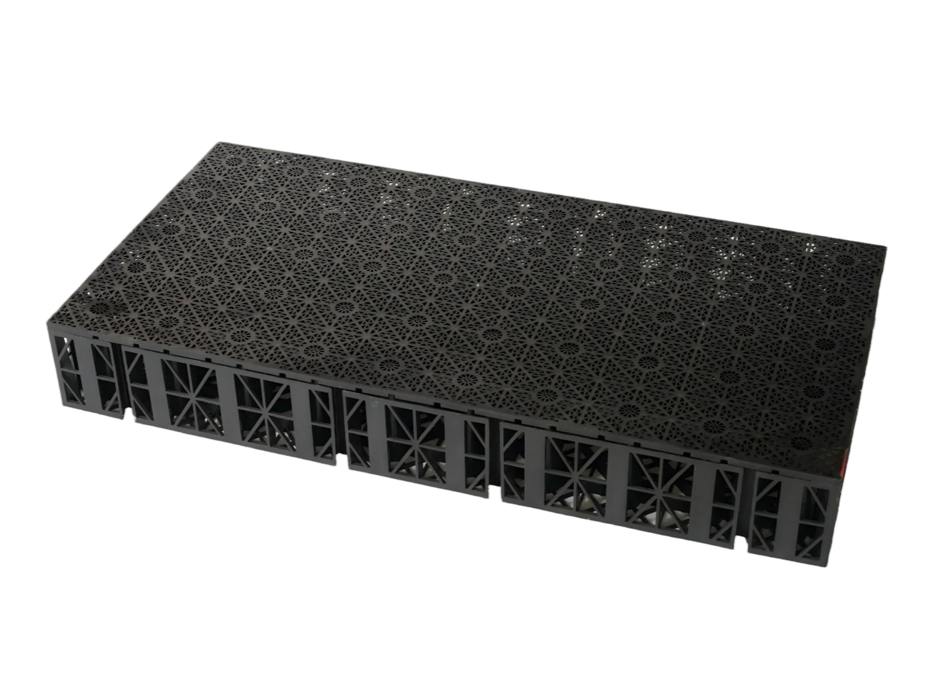 Shallow attenuation tanks