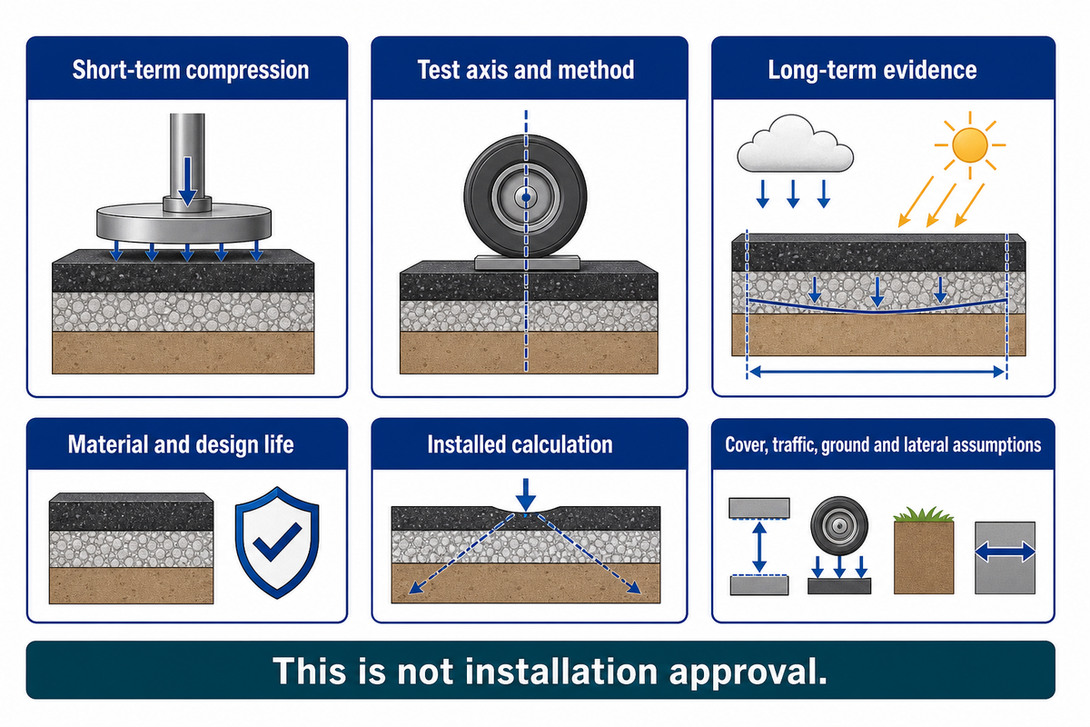 Short-term compression cannot replace long-term evidence and installed design.