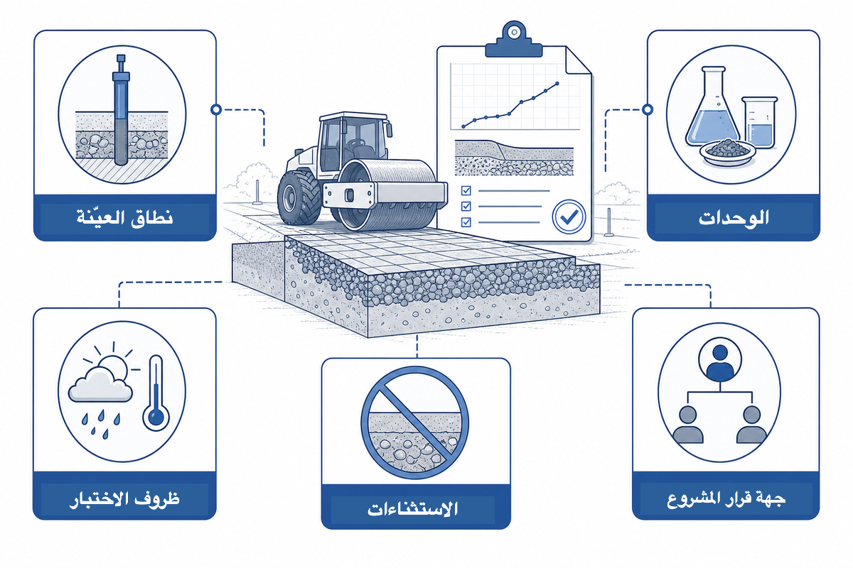 اقرأ تقارير تثبيت الأرض والصرف للاستخدام الشاق ضمن سياقها