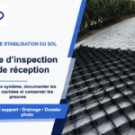 Inspection de la pose des grilles de stabilisation du sol : 6 contrôles pour la réception