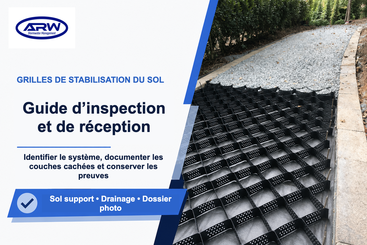 Inspection de la pose des grilles de stabilisation du sol : 6 contrôles pour la réception