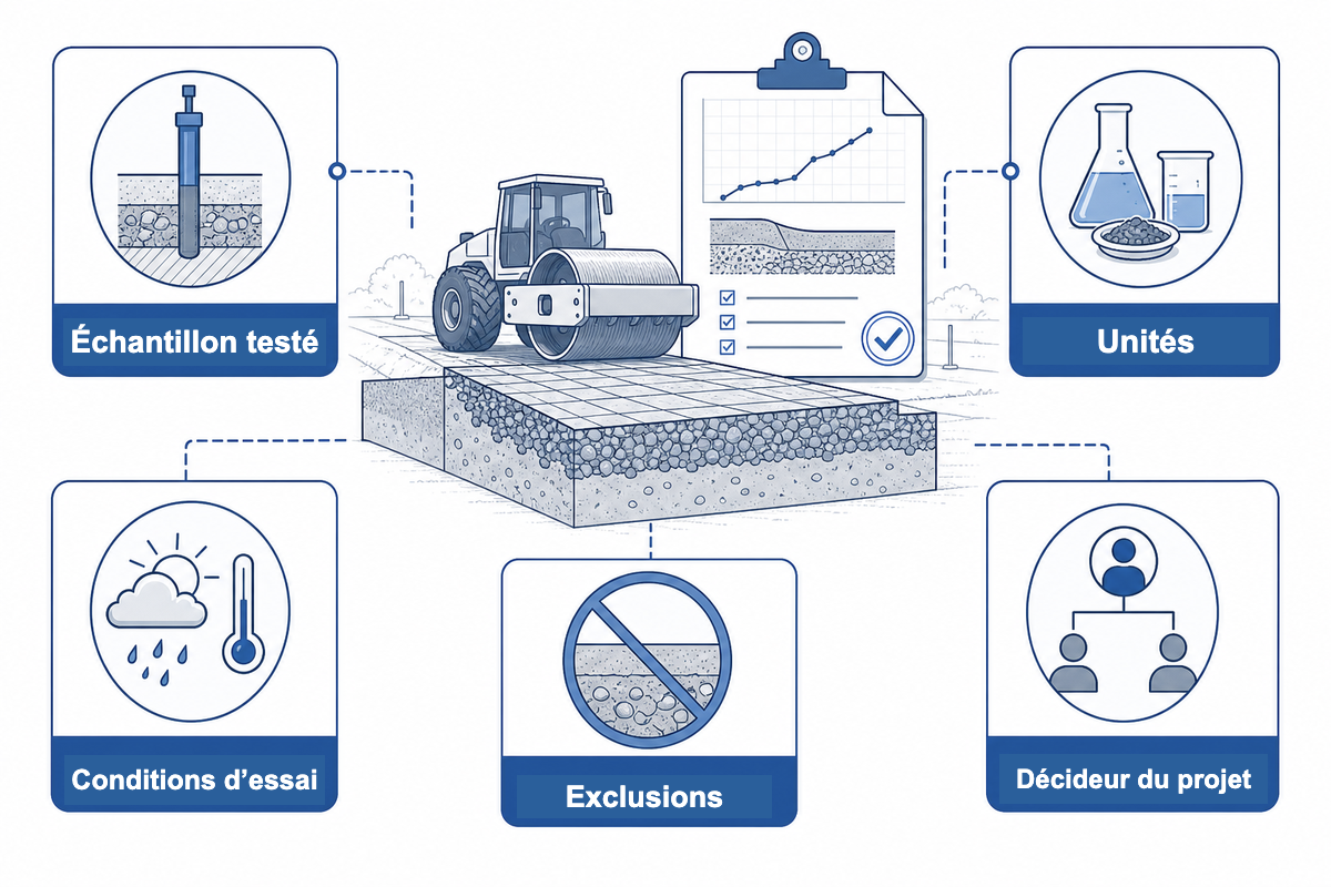 Interpréter les rapports de stabilisation sous fortes charges et de drainage dans leur contexte