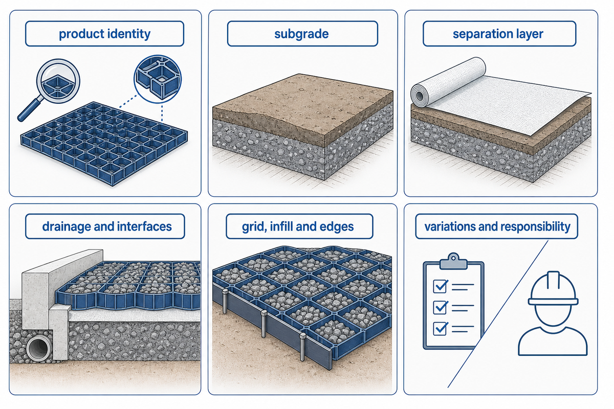 Build the 6-Point Ground Grid Photo Record